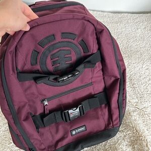 Maroon Element backpack NWOT